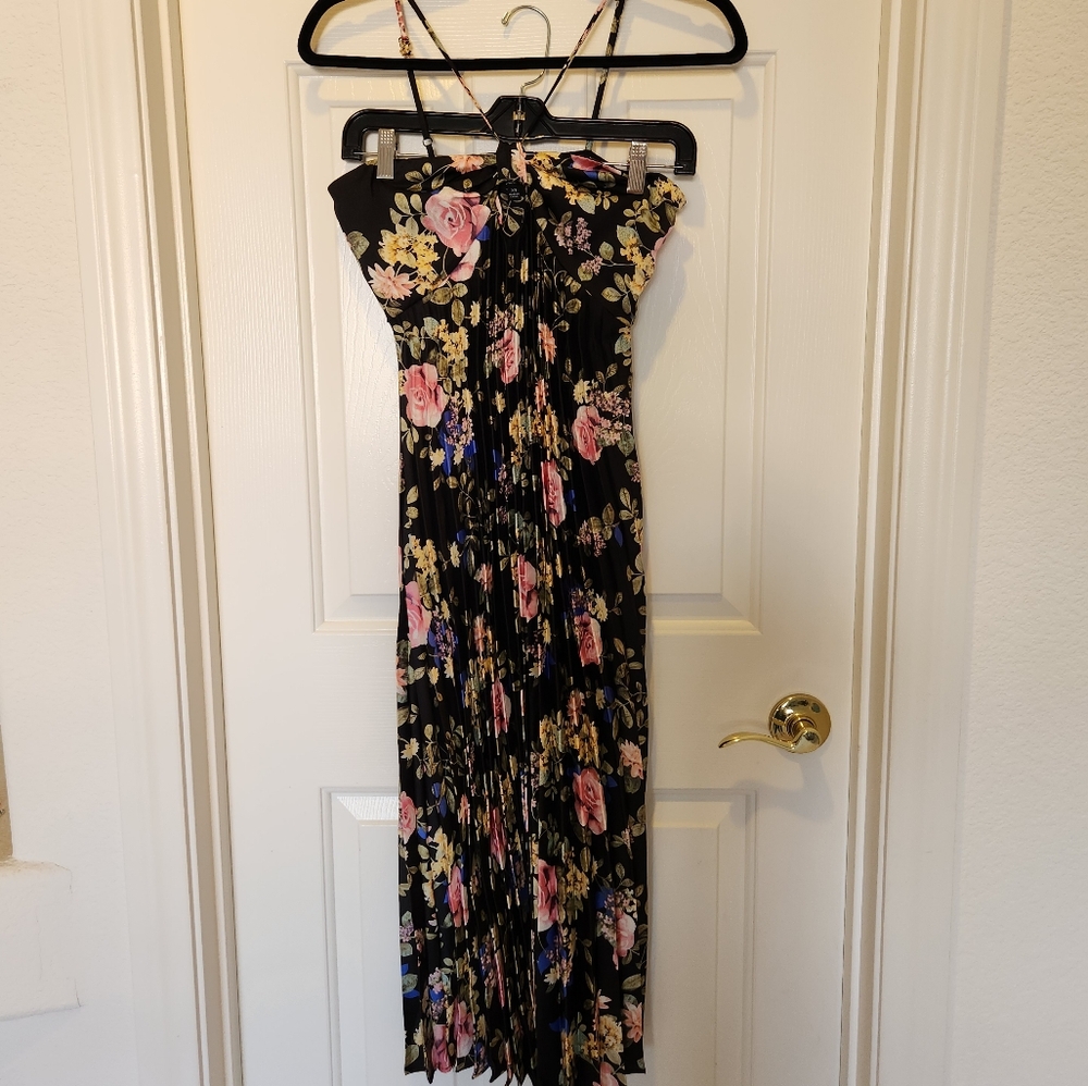 Lulus Floral Maxi Dress with Spaghetti Straps